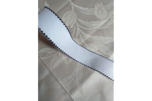 NASTRIFICIO ROSSI SAS Nastro AIDA punto croce blu Hortensi 53 mm 2,5 m