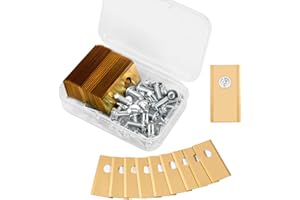 ON AND OFF Cuchilla Desbrozadora 30 Piezas Cuchillas Automower en Titanio Cuchillas para Robot Cortacésped con Tornillos Cuchillas de Repuesto Titanio para Worx Landroid, Robomow, Landxcape y Scheppach