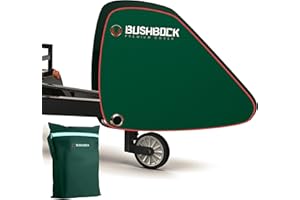‎BUSHBOCK PREMIUM COVER BUSHBOCK® Premium Deichselhaube aus Oxford 600D Material mit PU Beschichtung und Reflektoren. Universal Deichselabdeckung - auch für Wohnwagen/Anhänger mit Antischlingerkupplung & Kastenschloss (Grün)