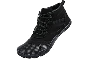 IceUnicorn Barfuss Schuhe Damen Barfußschuhe Herren Winterschuhe Frühling und Herbst Winterstiefel Breiter Zehenbox Minimalistische