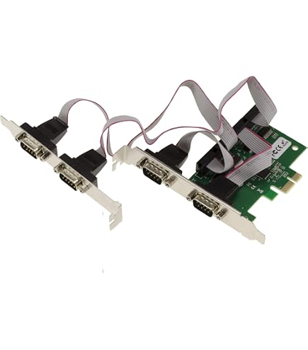Carte PCIe Série RS232 2 Ports COM UART DB9 - Chipset OXFORD OXPCIe952