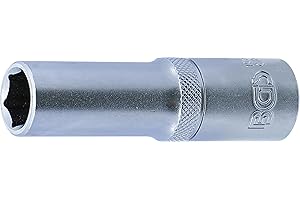 BGS 10553 | Llave de vaso hexagonal, larga | entrada 12,5 mm (1/2") | 13 mm