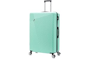 FLYMAX 32" Extra Large Suitcase 4 Wheel Lightweight Suitcases Luggage Hard Shell ABS Travel Case Hold Check in Fits 23kg - 35kg + 3 Digit Lock + 1 Year Warranty 125 Litre Capacity