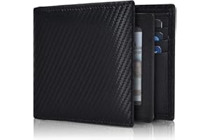 OAK LEATHERS Black Wallet for Men | 9 Credit Card Slots | Bifold | Leather | RFID Wallet Blocking | Gift for Men | Minimalist Wallet