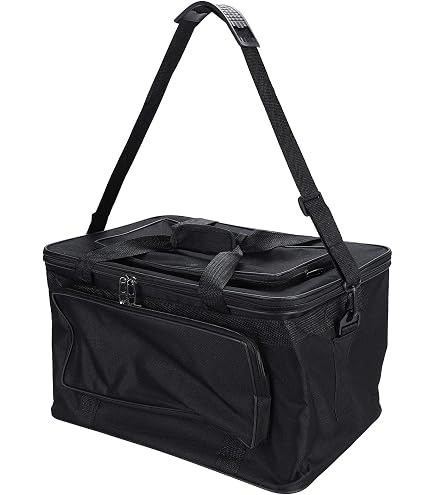 Earth & Fiber Co. Porte-pinceaux en Toile cirée et Cuir – Sac d'art pour Peinture, Dessin et Fournitures d'art – Fournitures de Peinture et Fournitures d'art pour Adultes – Sac de Rangement