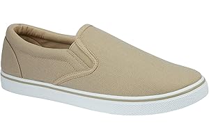 FASHION STAR Mens Slip On Canvas Espadrilles Deck Plimsolls Trainers Pumps Casual Shoes