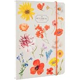 Kokonote A5 Dotted Flower Woman Notebook &ndash; Journaling Notebook (Bullet Journal) Beautiful Notebooks / Notepad &ndash; Handmade Hard