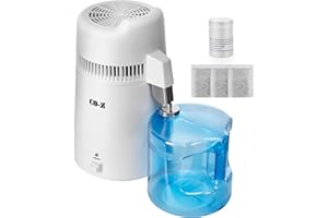 CO-Z 6L Water Distiller, 900W Pure Distilled Water Machine with Jug,Electric Water Distillion for Home Water Distilling,Countertop Distiller for Kitchen or Lab