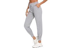 Aseniza Pantaloni Tuta Donna in Cotone，Pantaloni Sportivi Donna，Pantaloni della Larghi Donna per Pantaloni da Allenamento Fitness da Jogging