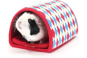 HAYPIGS Guinea Pig Tube and Hidey Hut - Guinea Pig Toys for Cage - Small Animal Accessories Tunnels and Tubes