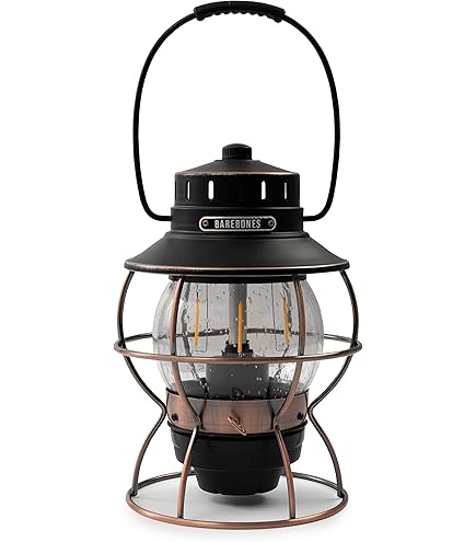 Lanterne Suspendue Barebones Living Beacon – Acier Et Cuivre LIV-297 – Neuf