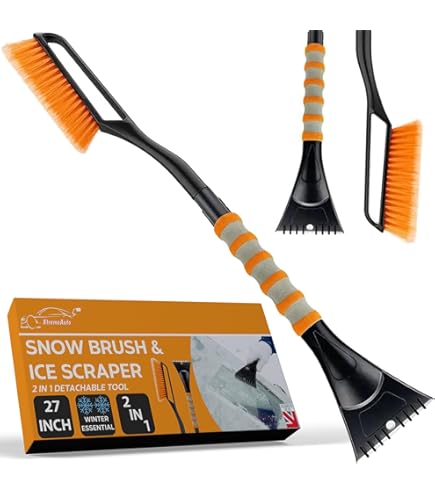 Ycandiee Car Snow Brush And Ice Scrapers For Car Windshield, Scratch Free Snow Brushs & Window Snow Scraper, Snow Removal Winter Car Accessories - View #7