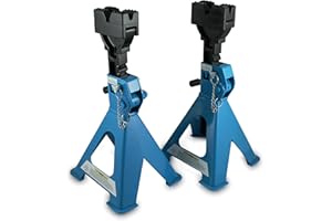 MS-Point BITUXX® 2 x Unterstellböcke 3T Auto PKW Abstellbock Unterstellbock Stützbock 3000 Kg 3T Wagenheber Stützen 6T 6000 Kg