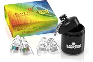 Eargasm High Fidelity Earplugs Pride Edition The World's First Rainbow Earplugs