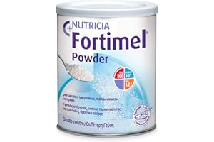 NUTRICIA FORTIMEL POWDER - Supplemento in Polvere Ipercalorico e Iperproteico, Nutrizionalmente Completo, utile in caso di Inappetenza e/o Malnutrizione Associata a Patologia, Gusto Neutro - 335g