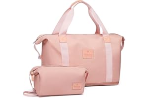 imiomo Sac de Sport de Voyage – Sacs de Week-End pour Femme, Grand Sac de Nuit, Sac de Sport à bandoulière pour hôpital