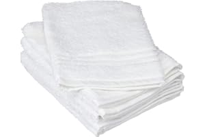 De Witte Lietaer 195.308 Luxury Hotel Set di 6 igienici Guanti di Cotone Bianco 15 x 22 cm