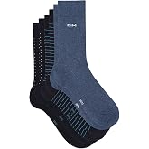 Dim Cotton Sock Style Stripes And Dots X3 Men's Socks (Pack of 3)