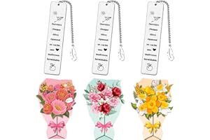 LOHENYOR Cadeau Maîtresse d’École,3 Pièces Marque Page Merci Maitresse Signet pour Remerciement Enseignant Fin d'année Scolaire Graduation