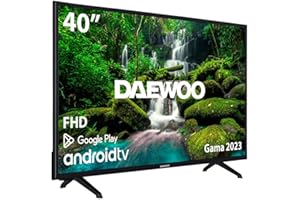 DAEWOO Televisor Smart TV 40DM53FA1 40'' Full HD WiFi Bluetooth E Negro
