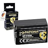 PATONA Protect V1 Batteria NP-FW50 Compatibile con Sony DSC-RX10 NEX-5 NEX-6 NEX-7
