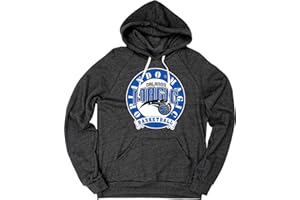 Blue 84 Unisex NBA Officially Licensed Tri-Blend Hooded Sweatshirt Black Kapuzenpullover