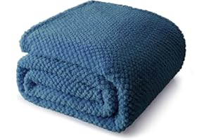 Whale Flotilla Coperta Morbida e Calda in Flanella, Coperta Pile Plaid per Letto, Divano, 220 x 240 cm, Blu Navy