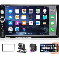 CAMECHO Autoradio 2 Din 7 Zoll - Touchscreen Mit Bl Produktbild-Vorschau 8