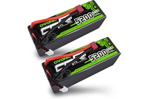 OVONIC - 3S 11,1 V 5200 mAh 50C litiumpolymerbatteri med Deans-kontakt, hårt fodral för FPV RC Flygplan Auto Evader BX Quadco