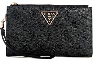 GUESS Damen Laurel Ii Wallet mit Doppeltem Reißverschluss, Organizer-Geldbörse
