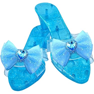 Oojami Prinzessinnenschuhe Aus Kunststoff – 6 Stück, Transparent, Mini-Hausschuhe Für Partydeko