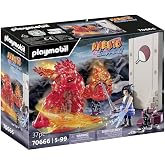 Playmobil Naruto Shippuden 70666 Interactive Brother Battle with Sasuke vs Itachi, Mangekyou Sharingan and Energy Spirit Susano'O,