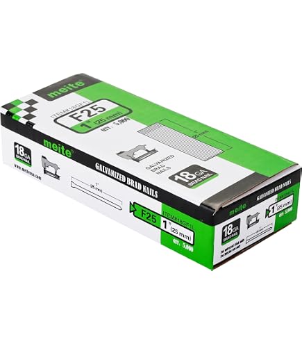 CoFast 18 Gauge 1-1/2" Brad Nails - 1 Million Count, Fit Most 18 Ga Finish Nailers
