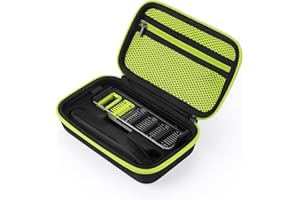 YINKE Etui podróżne dla OneBlade QP2520/QP2530/QP2620/QP2630, twarda obudowa EVA, wodoszczelne, odporność na uderzenia, uchwyt na ostrze