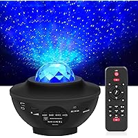 LED Projektor Sternenhimmel mit Fernbedienung, 3 in 1 Galaxy Light, Sternenlicht Stern Projektor mit Bluetooth…