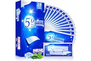 INNO-GO 5D Advanced Teeth Whitening Strips Kit – 28 Pcs for 14 Treatments, Enamel-Safe, Non-Sensitive, Easy Home Use, Professional Tooth Whitener for a Brighter Smile