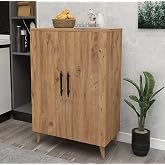 Reyo Home Enda 3 Raflı 2 Kapaklı &Ccedil;ok Ama&ccedil;lı Dolap Atlantik &Ccedil;am