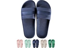 GURGER Claquettes Femme Homme Ete Chaussures de Piscine Douche Pantoufles Maison Chaussons Slide
