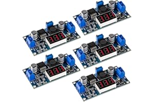 XTVTX 5PCS DC-DC convertidor Buck módulo Reductor regulador de Voltaje módulo de Fuente de alimentación Ajustable 36V 24V 12V a 5V 2A
