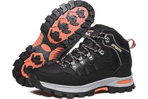 Littleplum Herren Wanderschuhe Winterschuhe Waterproof Wanderstiefel Outdoor Rutschfest High Top Trekkingschuhe