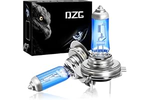 DZG - H7 Px26d Halogenlampor - 12V 55W Super Bright White Strålkastarlampor 5500K Dimljus DRL, 2 st.