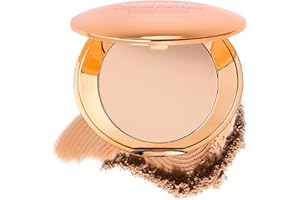 MCoBeauty - Miracle Flawless Pressed Powder - 1 Light Shade - Compact Powder with Rose Flower Extract and Sweet Almond Oil - Helps Finish and Refine the Look of Makeup