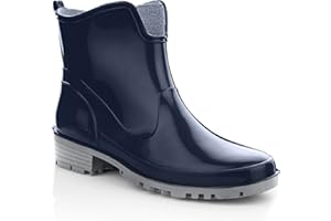 Lemigo Stivali da Donna Stivaletti di Gomma Impermeabili Elke