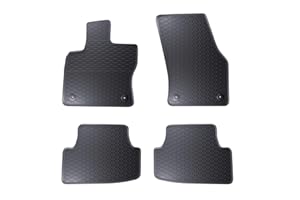 GEYER & HOSAJA Alfombrillas de Goma para Coche 893/4C Compatible con Cupra Ateca (2018-), Seat Ateca (2016-) y Skoda Karoq (2017-)