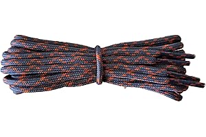 Fabmania® Laces Strong Round 3mm Shoelaces for Casual Walking Hiking Trekking Shoe Boot Men Women (1 pair)