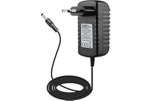 EXTRASTAR Adaptador de DC 12V 3A, Universal Adaptador de Fuente de Alimentación, Transformador Voltaje de Entrada CA 100-240V a CC 12V，50/60Hz, 36W, Negro