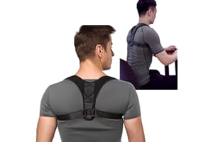 ETRSAIRL Back Brace Posture Corrector For Men And Women, Lightweight Upper Back Brace for Clavicle Support Easy To Put On, Always Maintain Good Posture, Prevent Hunchback, Improve Posture