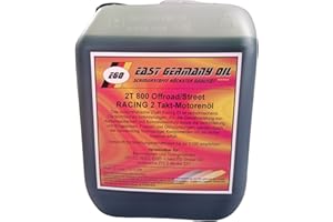 EAST GERMANY OIL Zweitaktöl 2T vollsyn.800 Racing 2 Takt Motorenöl (5 Liter)