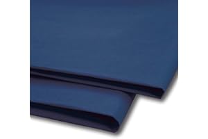 Sabco - Tissue Paper 100 Sheets, Gift Wrap, Mg and Acid Free, 20 X 30" Size, Wrapping Decorative Sketch and Cutting Paper for Art Craft & Packing. – Dark Blue