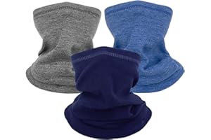 lifwimner 3 Cache-cou Pour Echarpe Enfants,Chaud Hiver Tour de Cou Polaire Enfant Garcon Fille, Snood Neckwarmer Foulard Tour de Cou